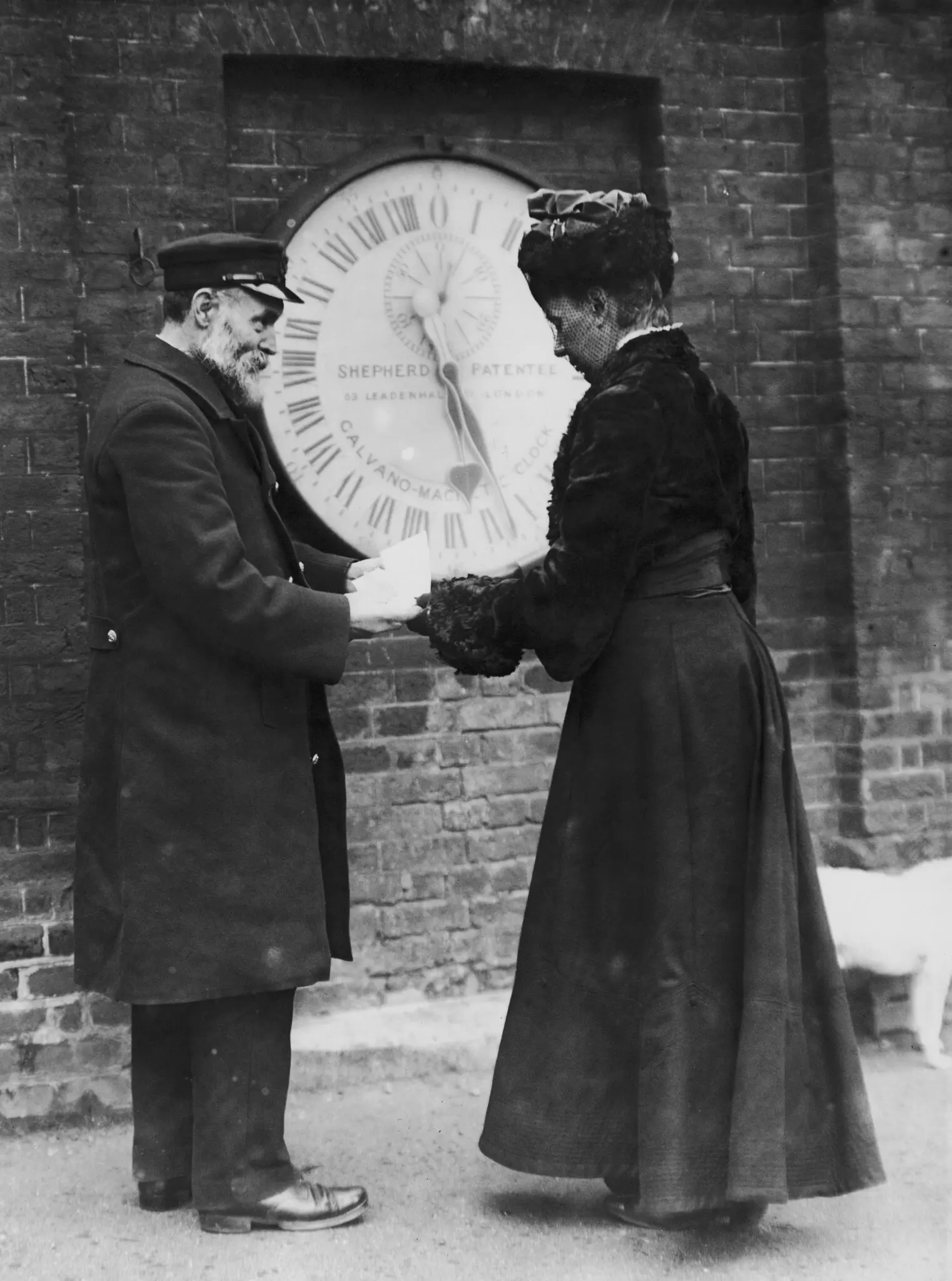 Ruth Belville, the Greenwich Time Lady, 1908